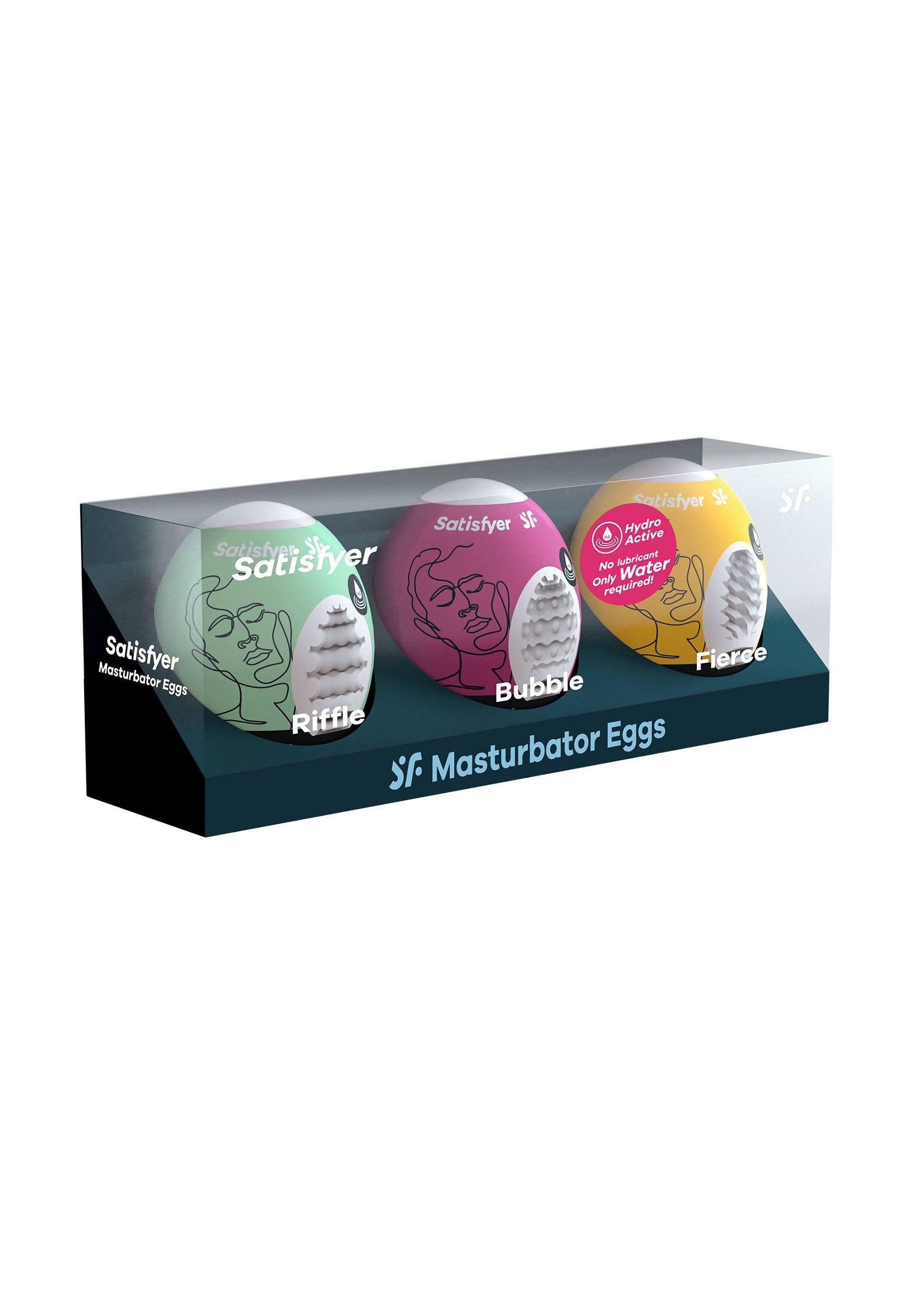 Satisfyer Masturbator Egg Ri-Bu-Fi 3pcs MULTICOLOR - 0