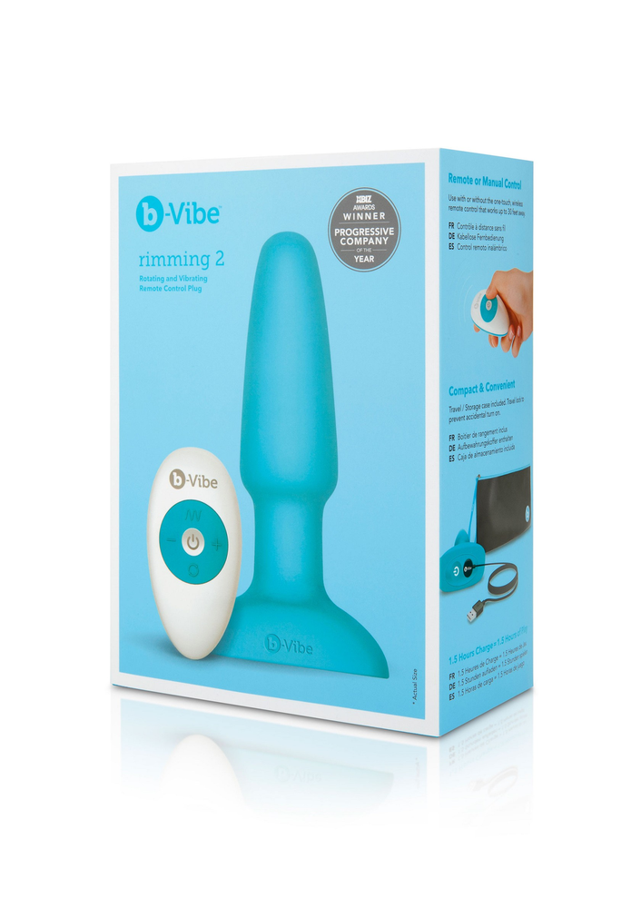 B-Vibe Rimming Plug 2 GREEN - 1