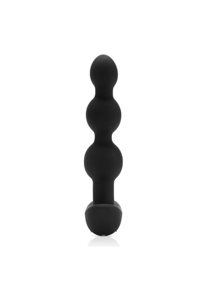 B-Vibe Triplet Anal Beads BLACK - 10