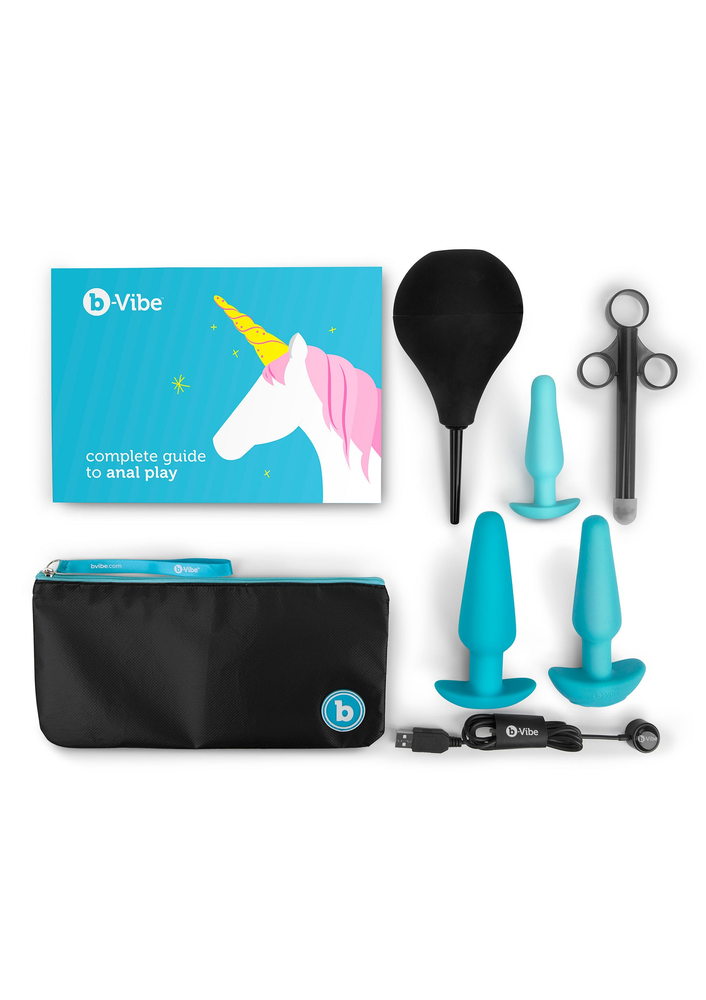 B-Vibe Anal Education Set BLUE - 12