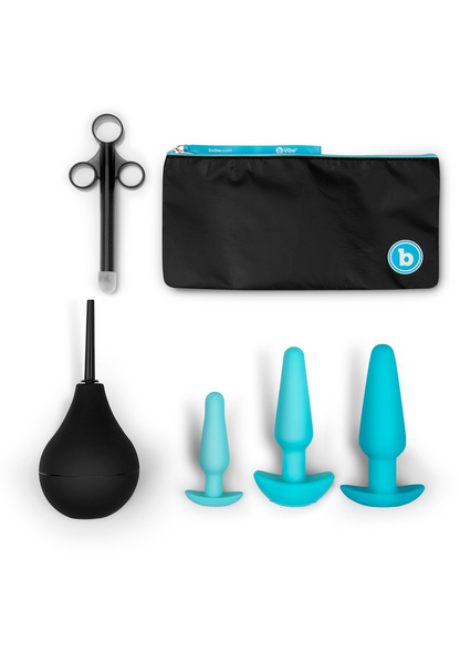 B-Vibe Anal Education Set BLUE - 4