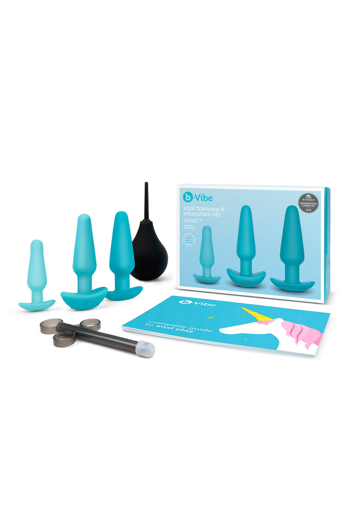 B-Vibe Anal Education Set BLUE - 9