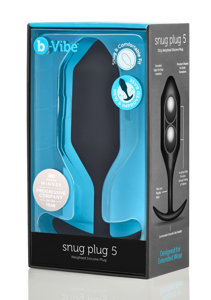 B-Vibe Snug Plug 5 BLACK - 5