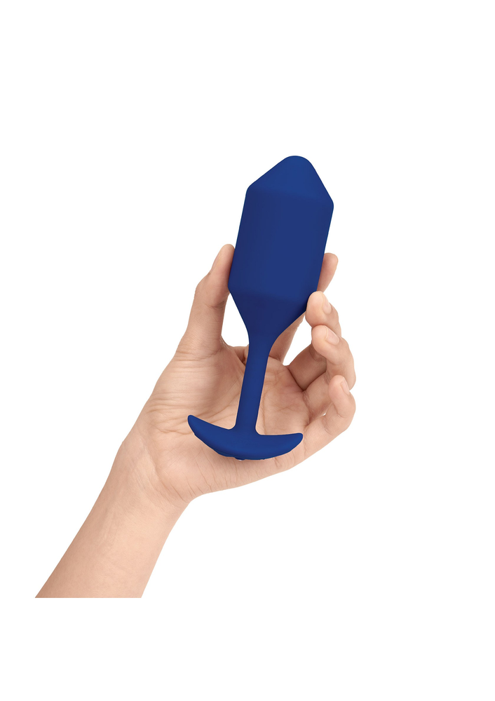 B-Vibe Vibrating Snug Plug 4 BLUE - 2