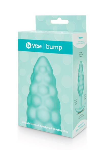 B-Vibe Bump Texture Plug AQUA - 2