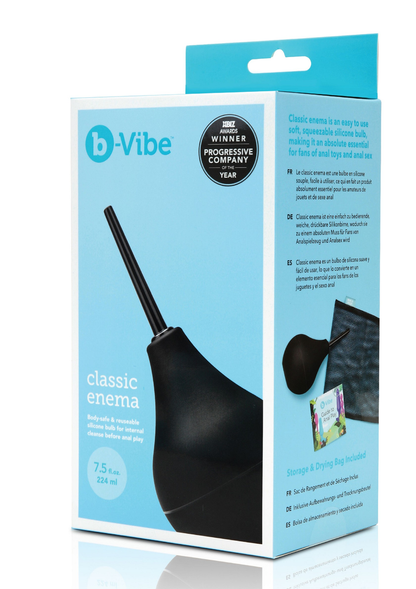 B-Vibe Classic Enema BLACK - 4