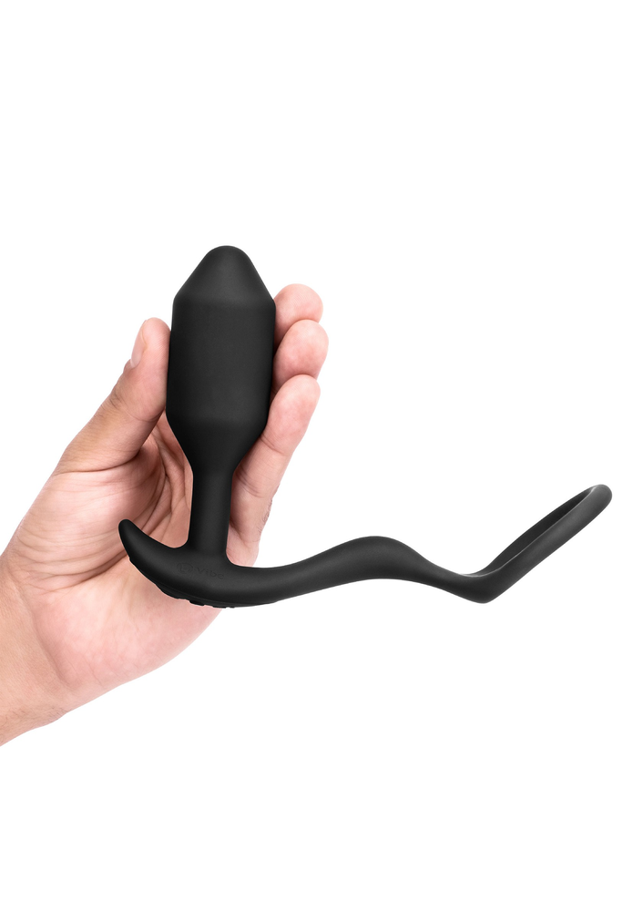 B-Vibe Vibrating Snug & Tug M BLACK - 2