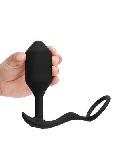 B-Vibe Vibrating Snug & Tug XL BLACK - 0