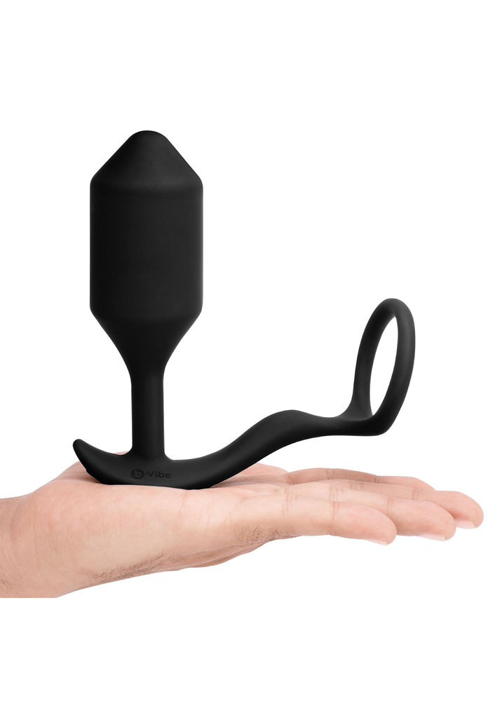 B-Vibe Vibrating Snug & Tug XL BLACK - 1