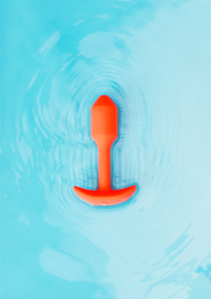 B-Vibe Vibrating Snug Plug S ORANGE - 4