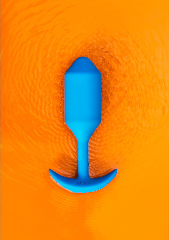 B-Vibe Vibrating Snug Plug L BLUE - 0