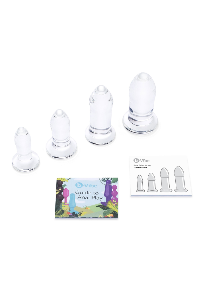 B-Vibe Anal Dilators Set TRANSPA - 5