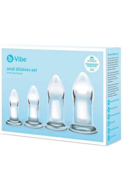 B-Vibe Anal Dilators Set TRANSPA - 1