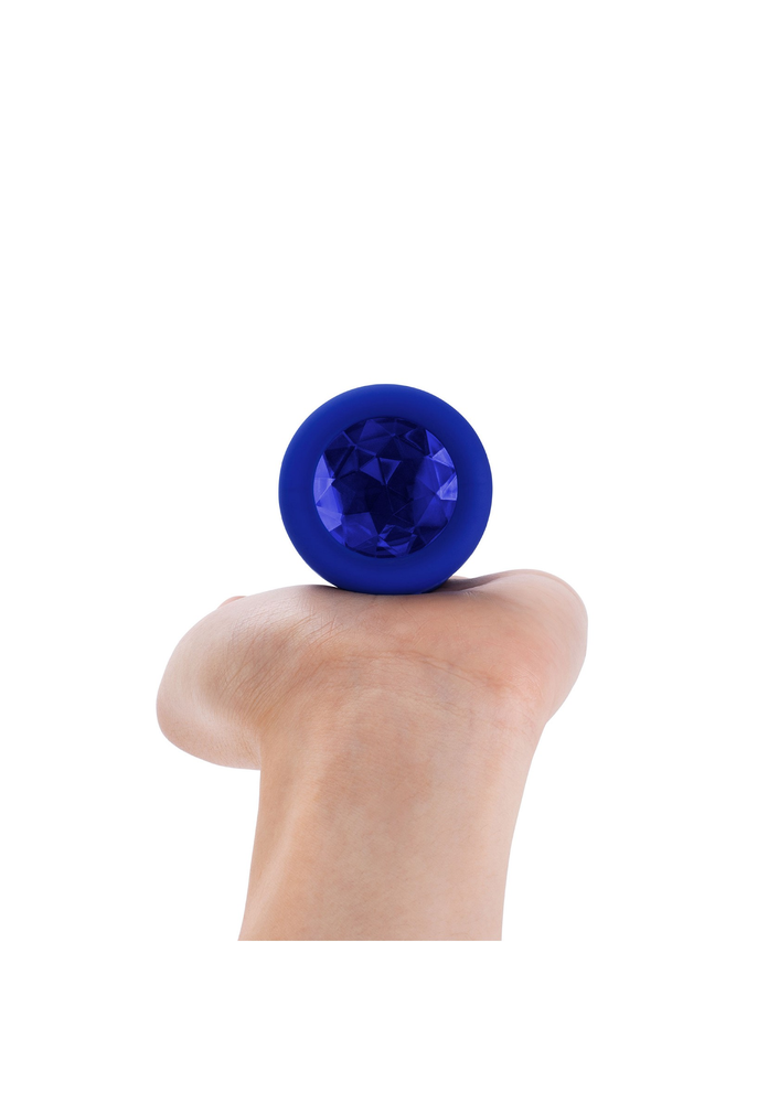 B-Vibe Vibrating Jewel Plug L/XL BLUE - 5