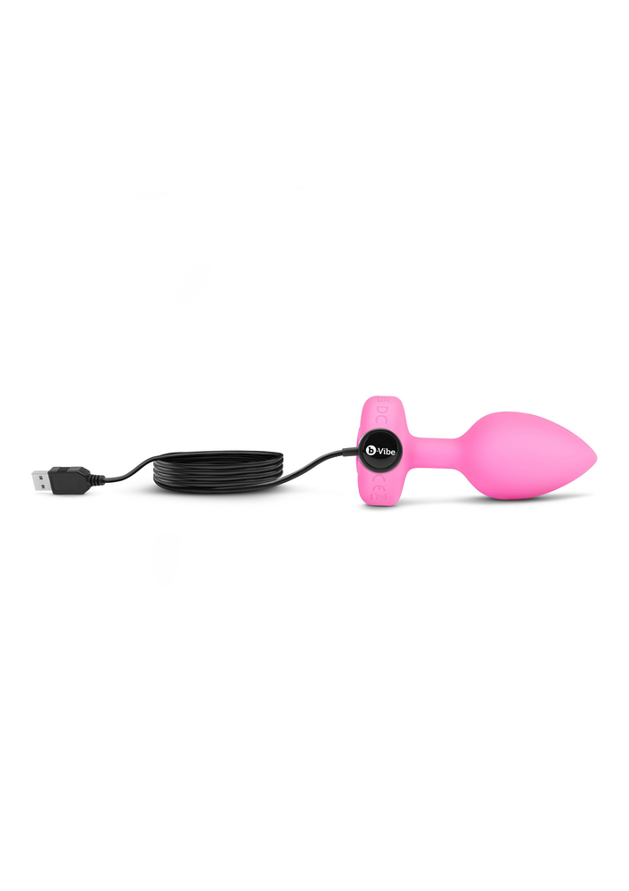 B-Vibe Vibrating Heart Plug S/M PINK - 2