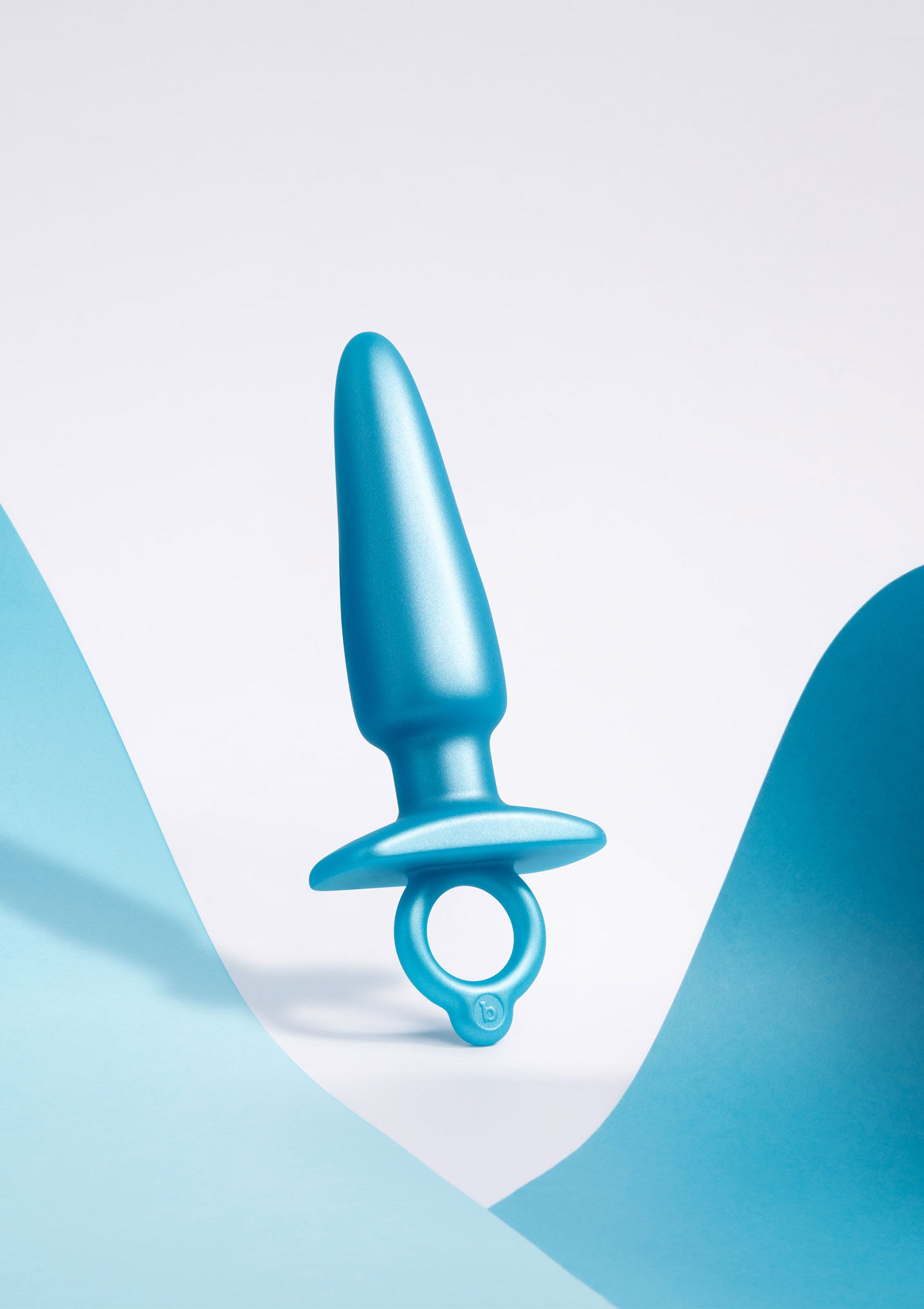 B-Vibe Sleek Plug AQUA - 4