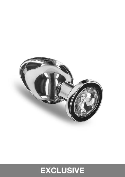 Playhouse Steel Pleasure Weighted Steel Butt Plug - S SILVER - 7