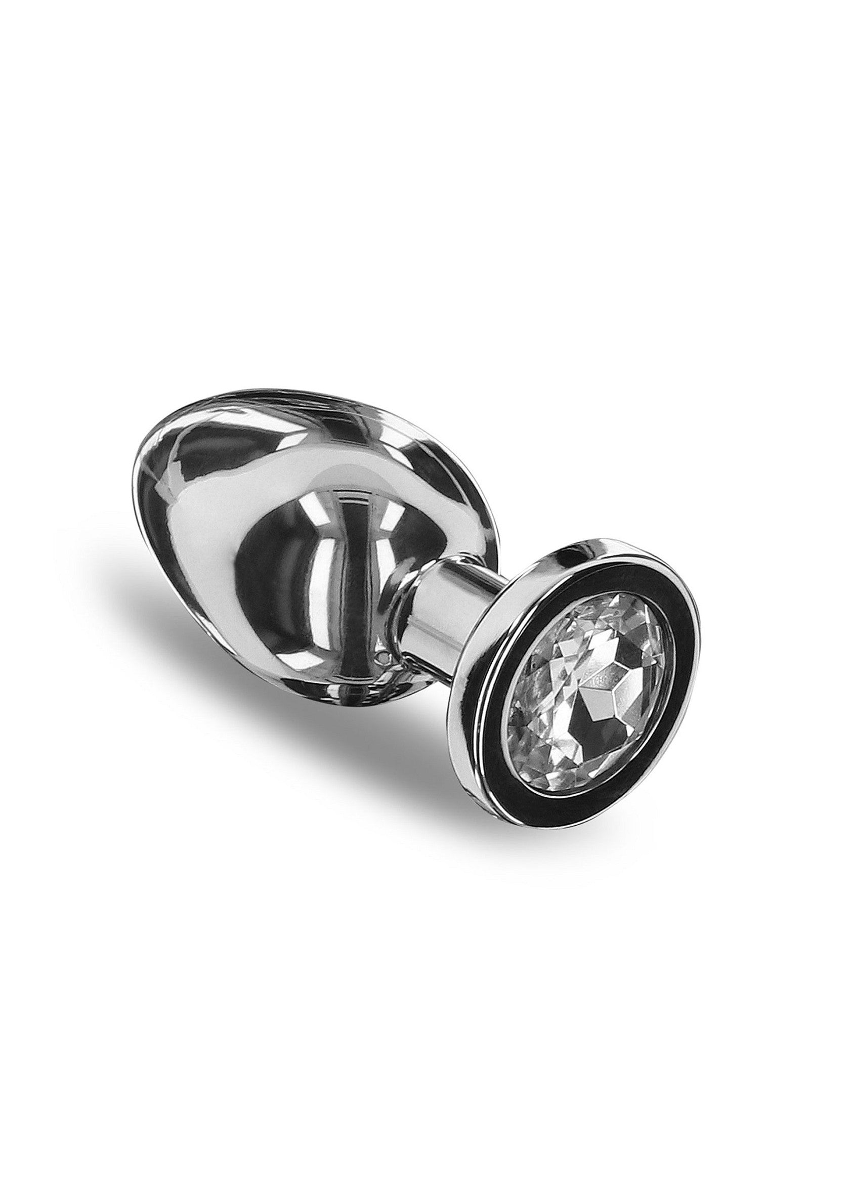 Playhouse Steel Pleasure Weighted Steel Butt Plug - S SILVER - 0