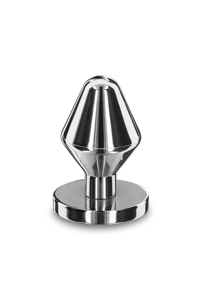 Playhouse Massive Steel Butt Plug - S SILVER - 2