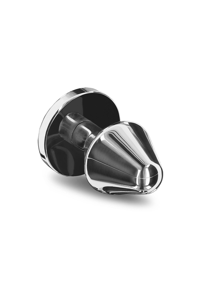 Playhouse Massive Steel Butt Plug - S SILVER - 5