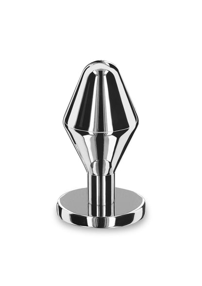 Playhouse Steel Pleasure Massive Steel Butt Plug - M SILVER - 5