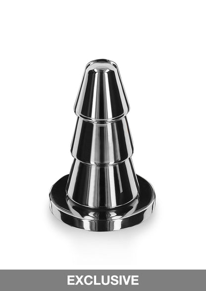 Playhouse Steel Pleasure Advanced Cone Butt Plug SILVER - 3