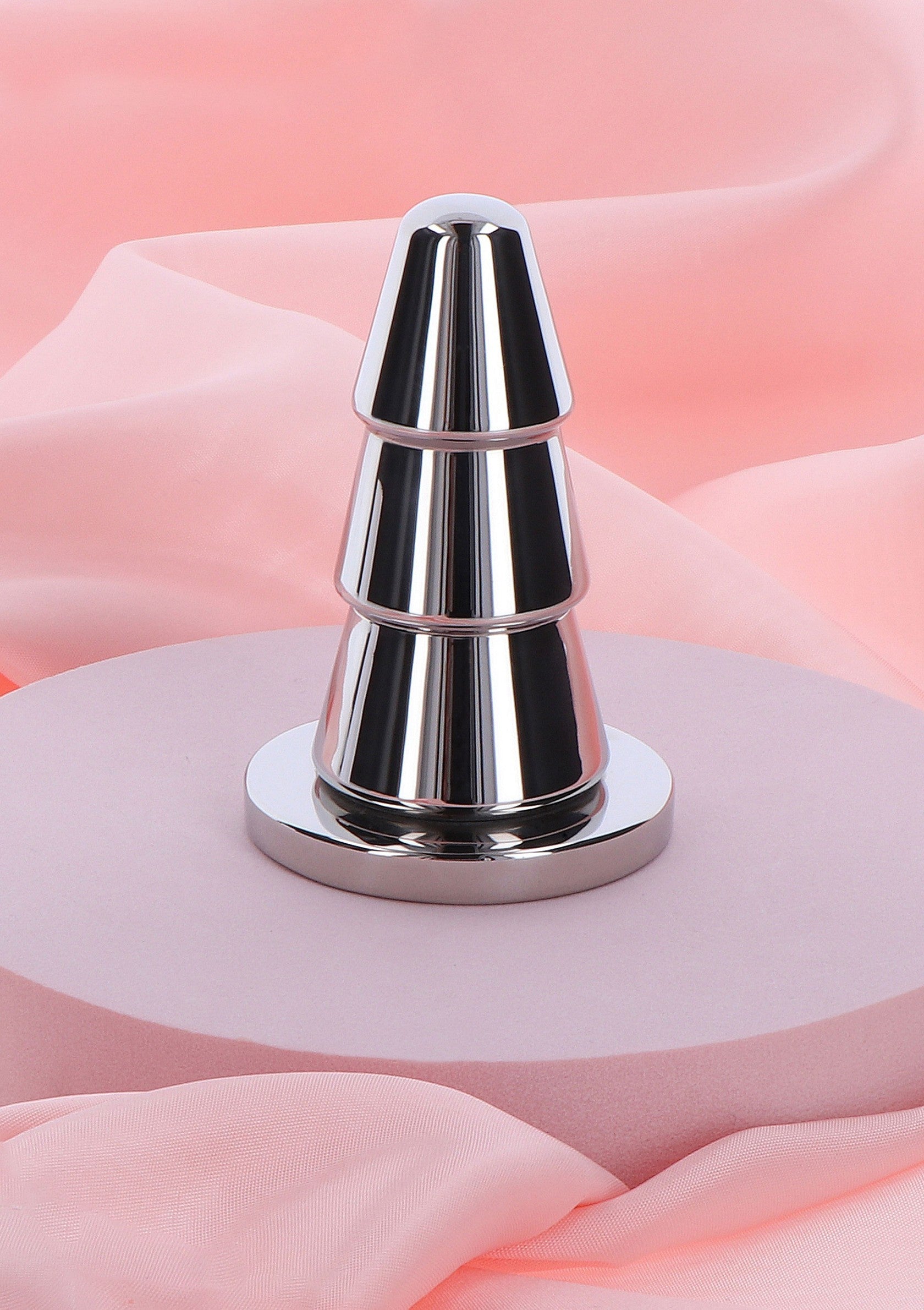 Playhouse Steel Pleasure Advanced Cone Butt Plug SILVER - 5