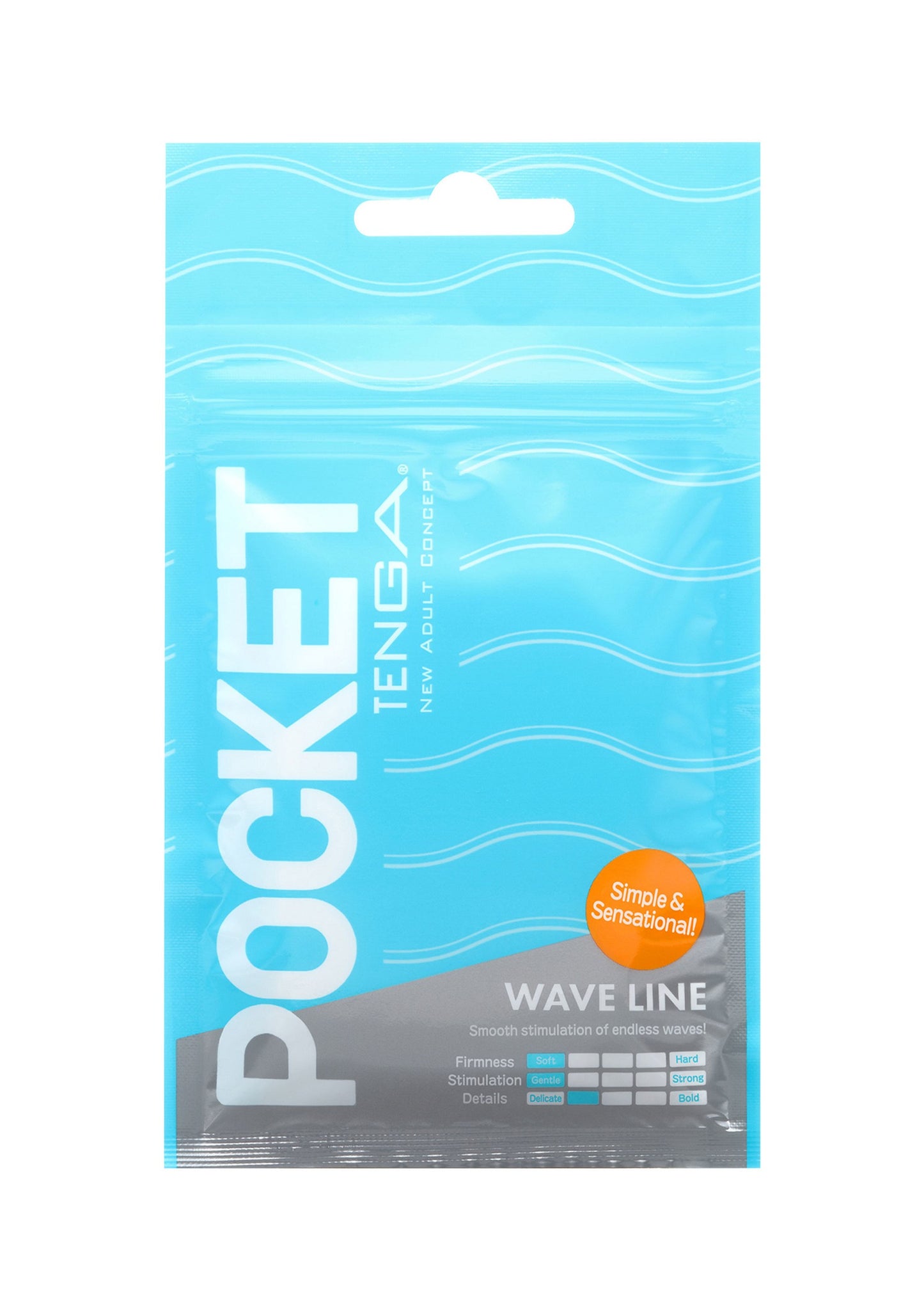 Tenga Pocket Wave Line TRANSPA - 2