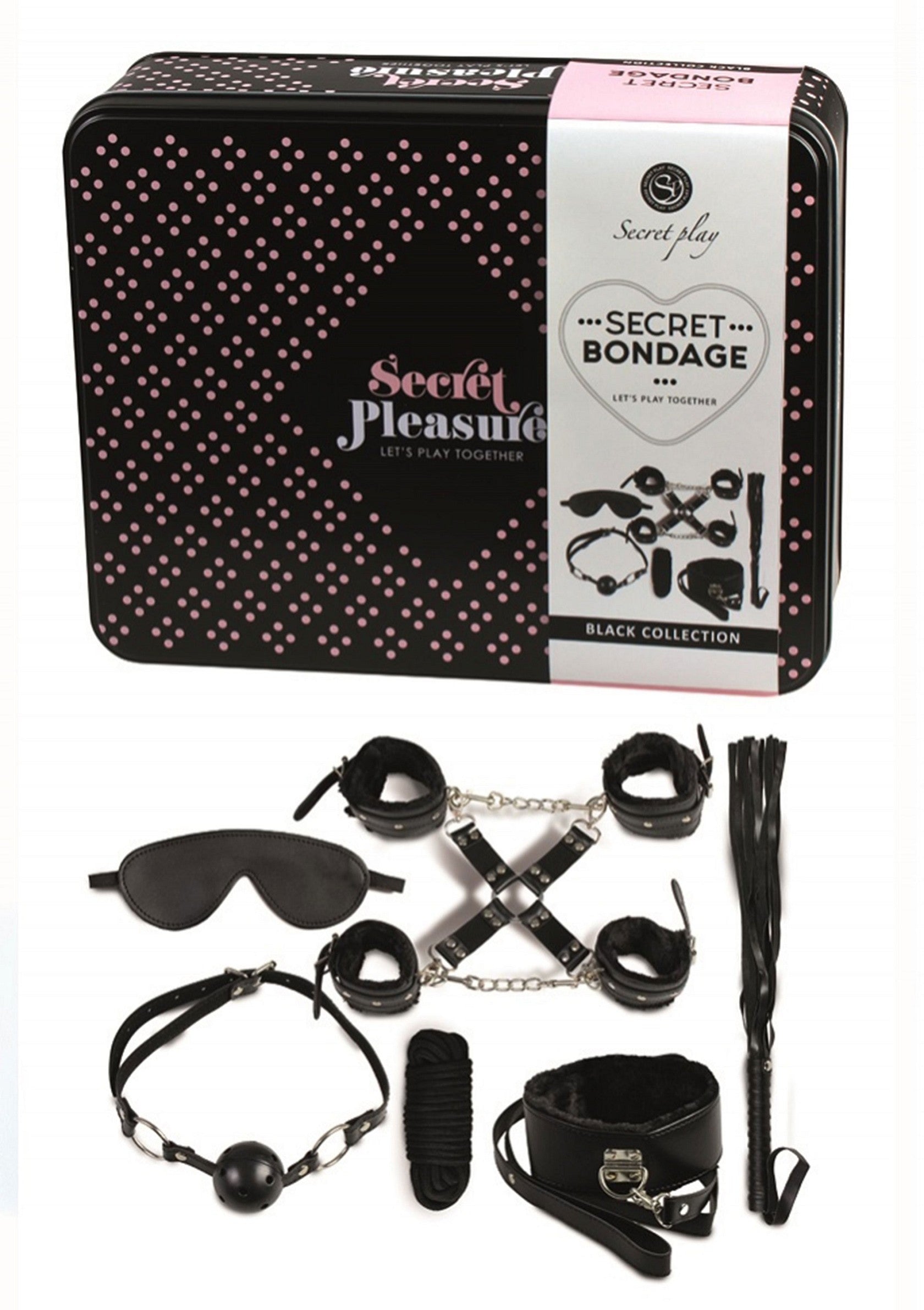 Secret Play Bondage Kit BLACK - 0