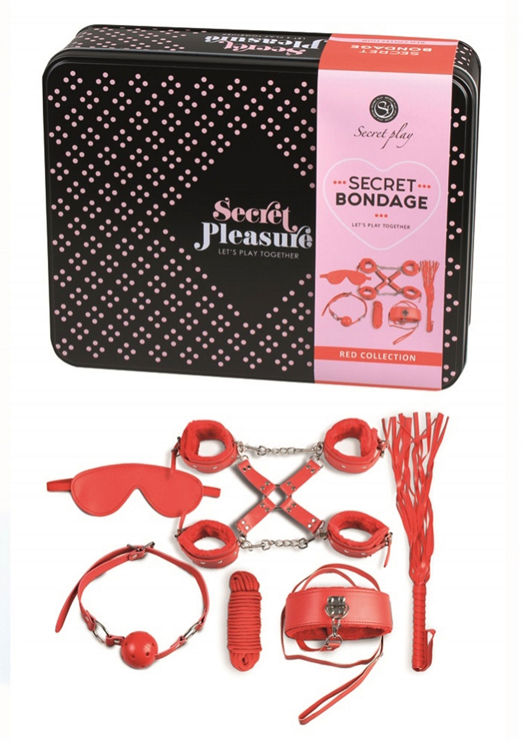 Secret Play Bondage Kit RED - 0