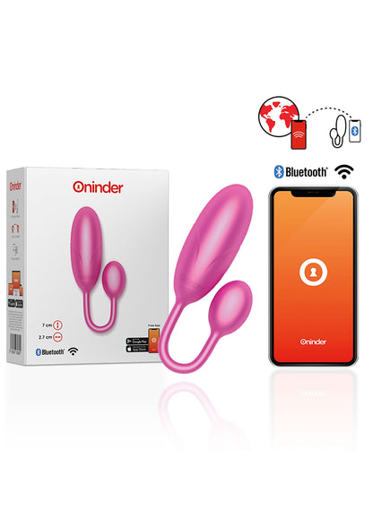 Oninder Denver Vibrating Egg + App PINK - 6