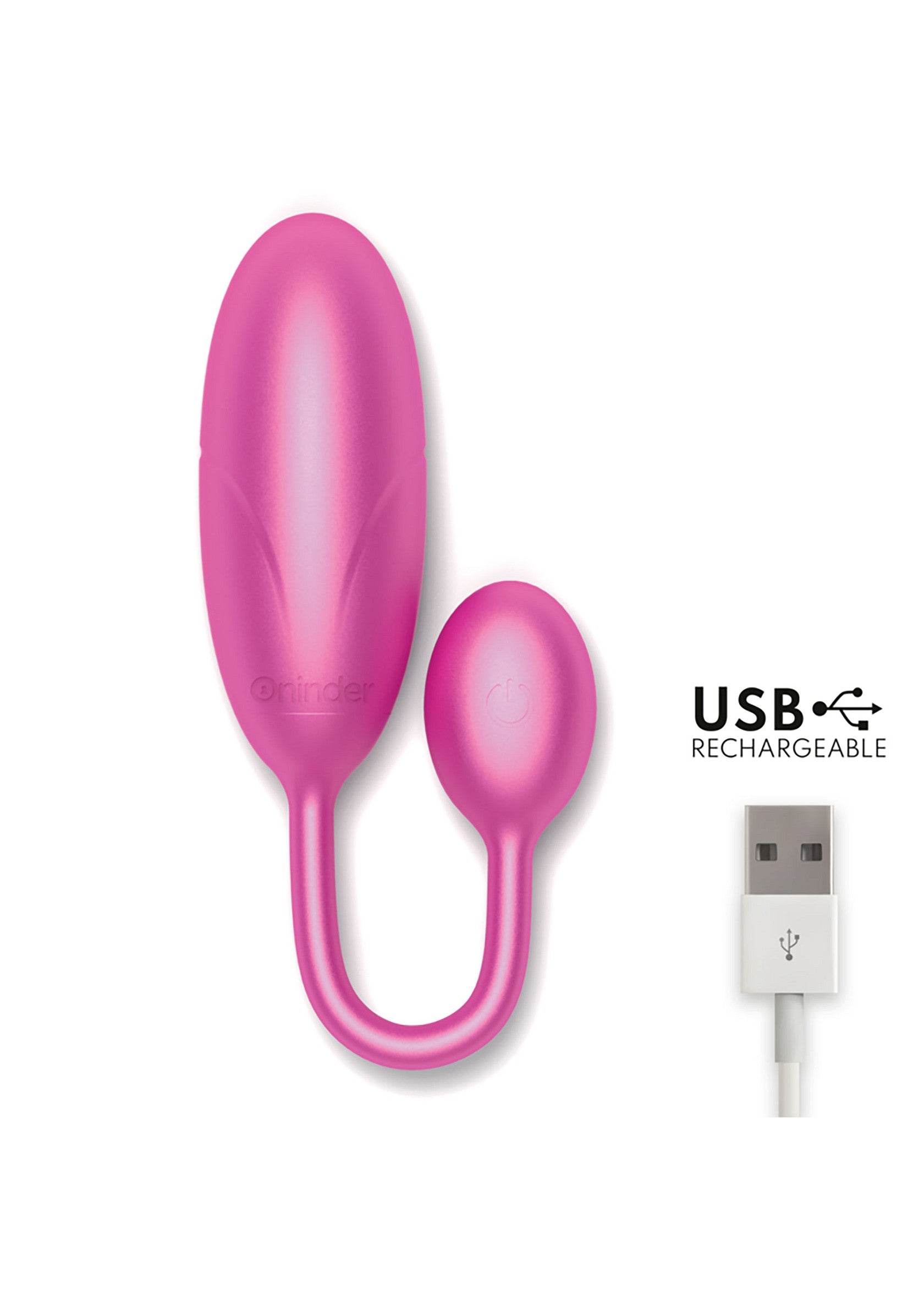 Oninder Denver Vibrating Egg + App PINK - 8