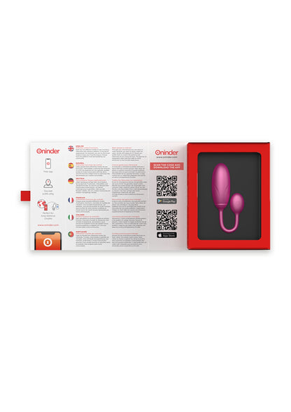 Oninder Denver Vibrating Egg + App PINK - 1