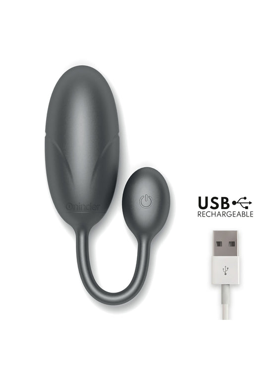 Oninder Tokyo Vibrating Egg + App - Schwarz