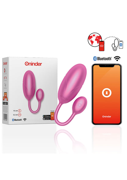 Oninder Tokyo Vibrating Egg + App PINK - 3