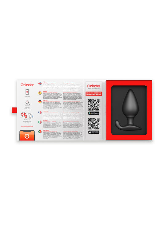 Oninder Rio Vibrating Anal Plug + App