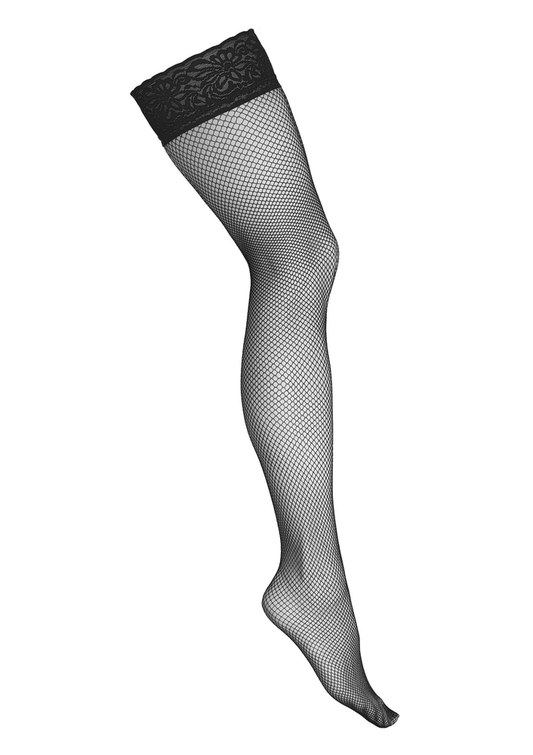 Kotek Fishnet Hold Ups H010 - Schwarz