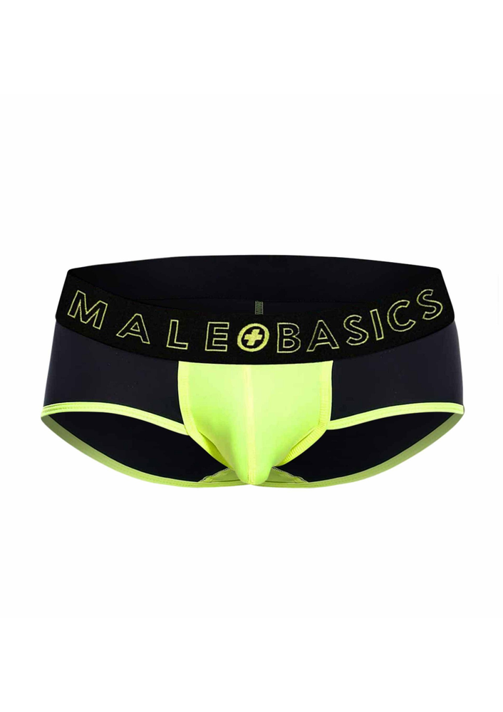 MaleBasics Neon Brief YELLOW S - 7