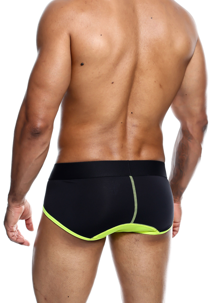 MaleBasics Neon Brief YELLOW S - 10