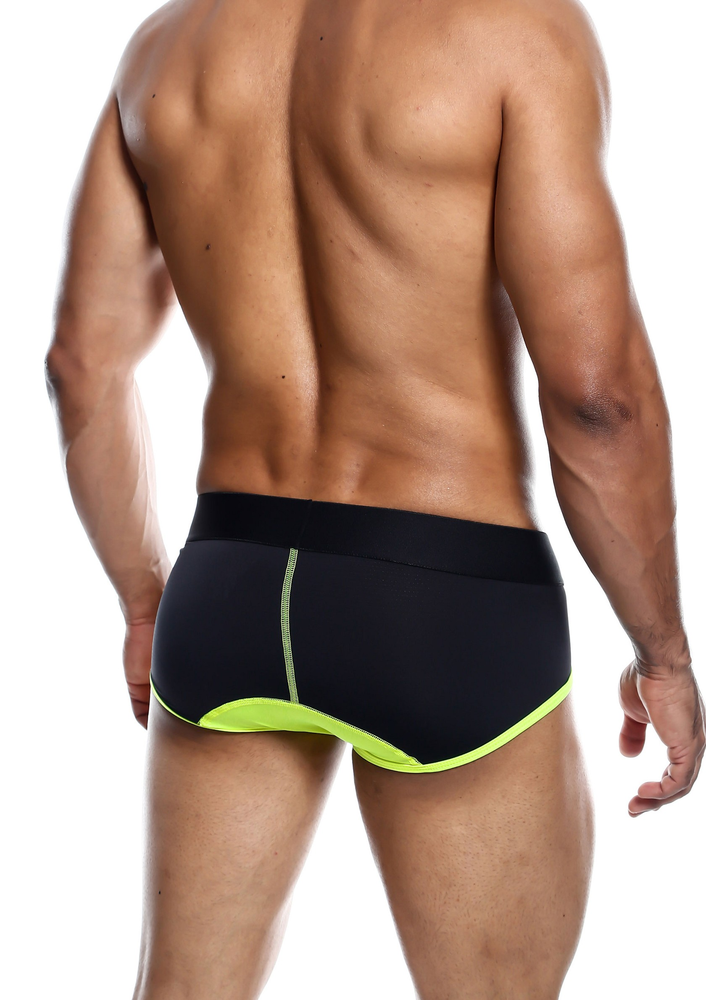 MaleBasics Neon Brief YELLOW S - 8