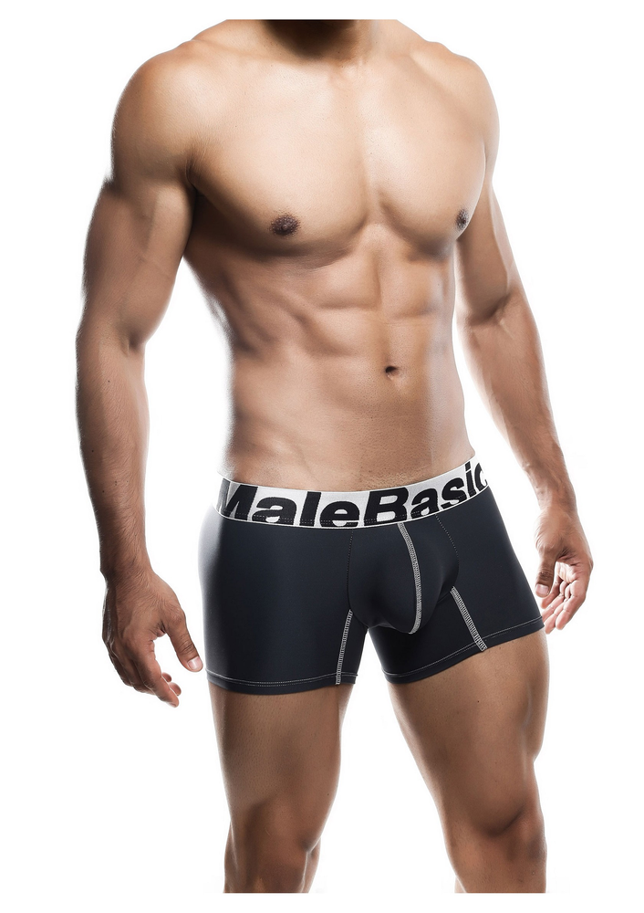 MaleBasics Microfiber Boxer BLACK S - 5