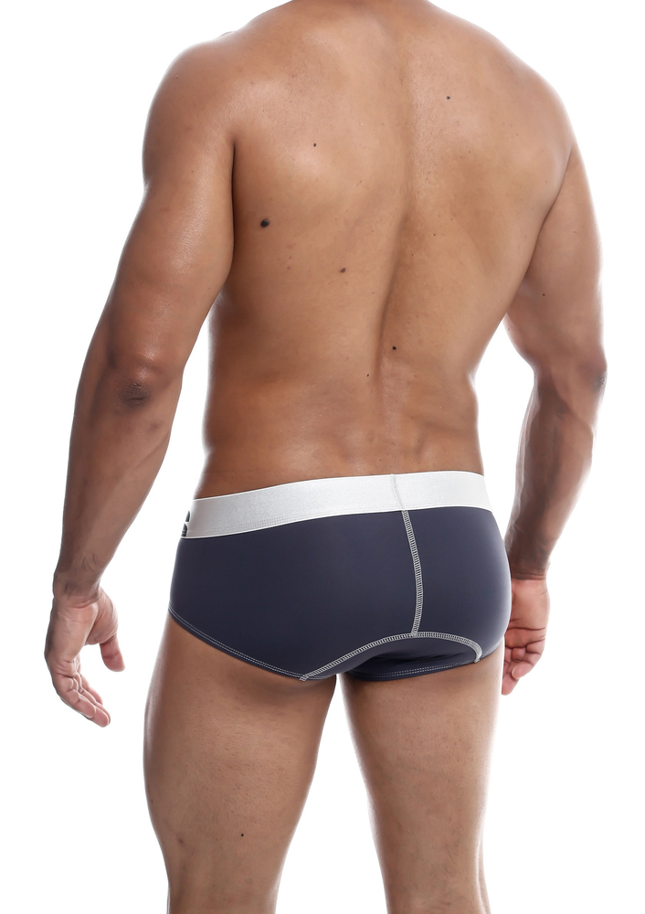 MaleBasics Microfiber Brief GREY S - 8