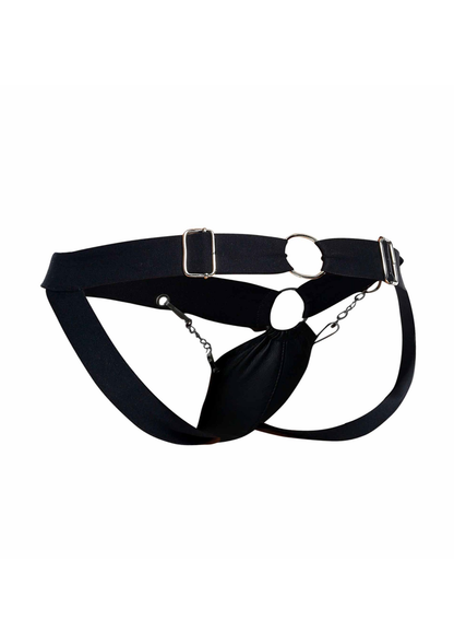 MOB Eroticwear Dngeon Chain Jockstrap BLACK O/S - 0