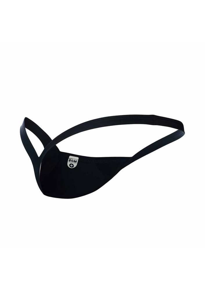 MOB Eroticwear Y Buns Thong BLACK S - 0