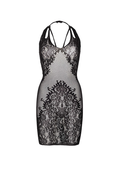 Leg Avenue Seamless net and lace dress BLACK O/S - 3