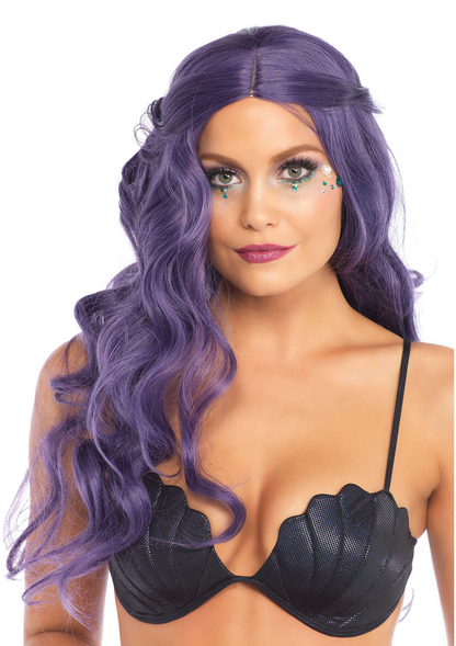 Leg Avenue Wavy long wig PURPLE O/S - 2