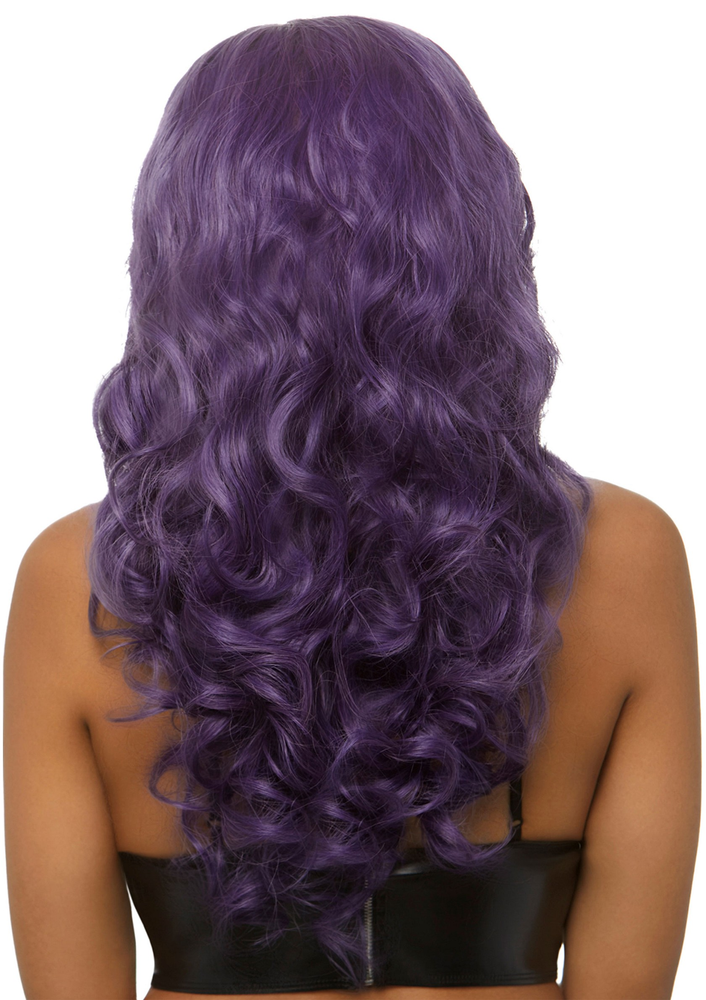 Leg Avenue Wavy long wig PURPLE O/S - 5