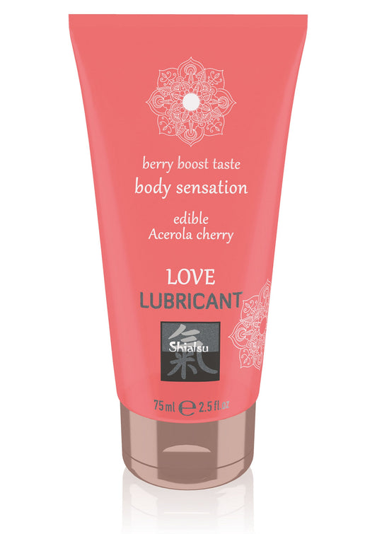 HOT Shiatsu Love Lubricant Edible - Kirsche