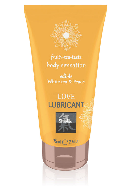 HOT Shiatsu Love Lubricant Edible - Pfirsich