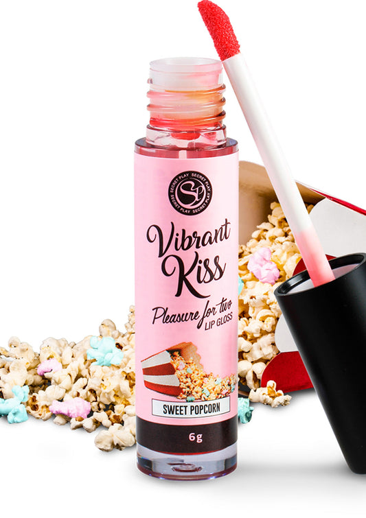 Secret Play Lip Gloss Vibrant Kiss - Popcorn